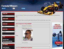 Tablet Screenshot of formula1-winners.com
